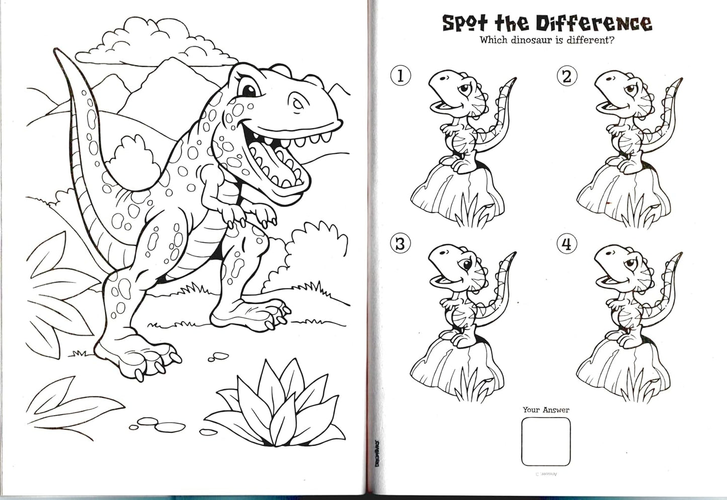 Dino Crash & Dino Trouble - Coloring & Activity Book (Set of 2 Books)