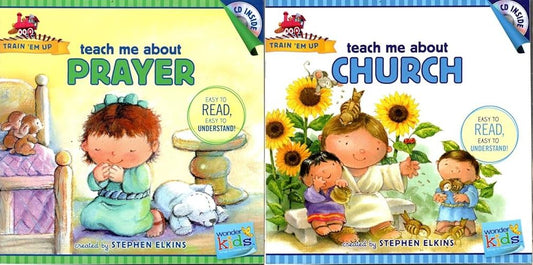Wonder Kids Train Em Up: Teach Me About The Church & Prayer Book & CD Sing-Along