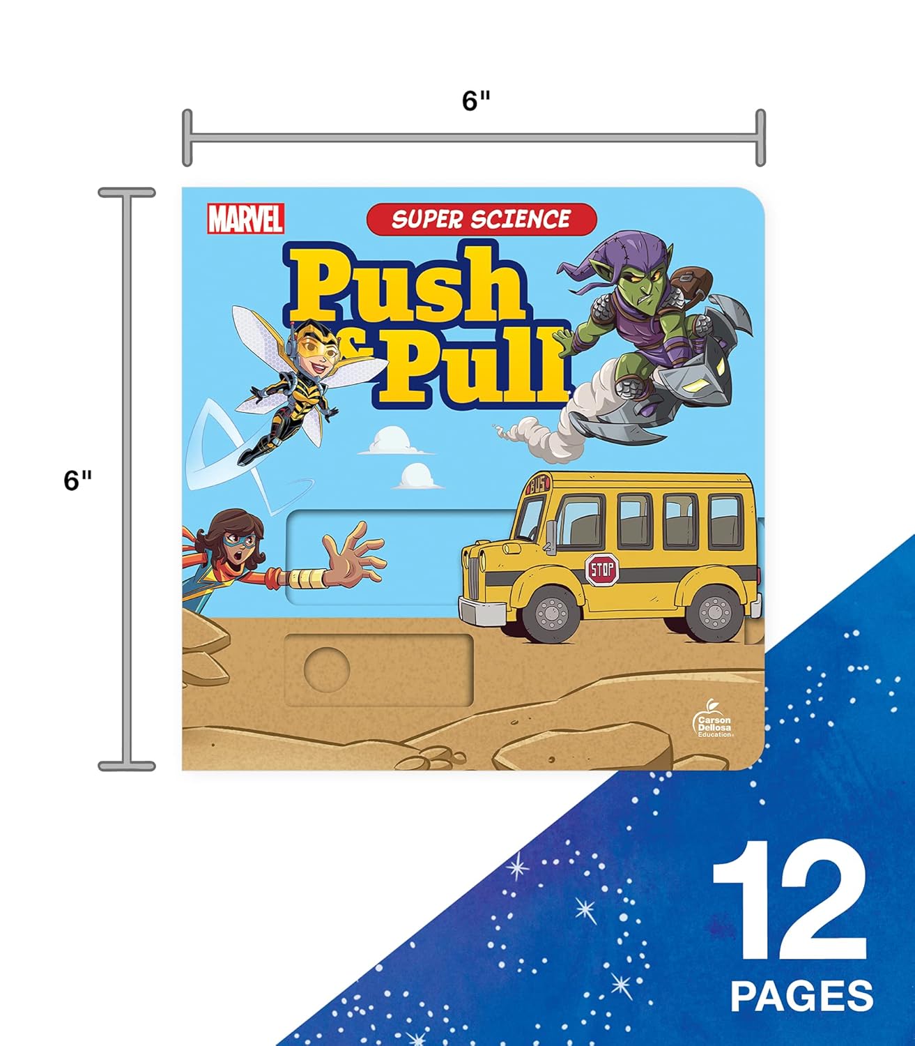 Disney Learning Super Science Push and Pull Board Book PreK