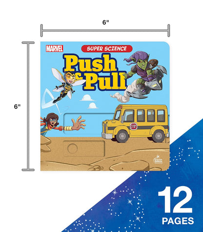 Disney Learning Super Science Push and Pull Board Book PreK