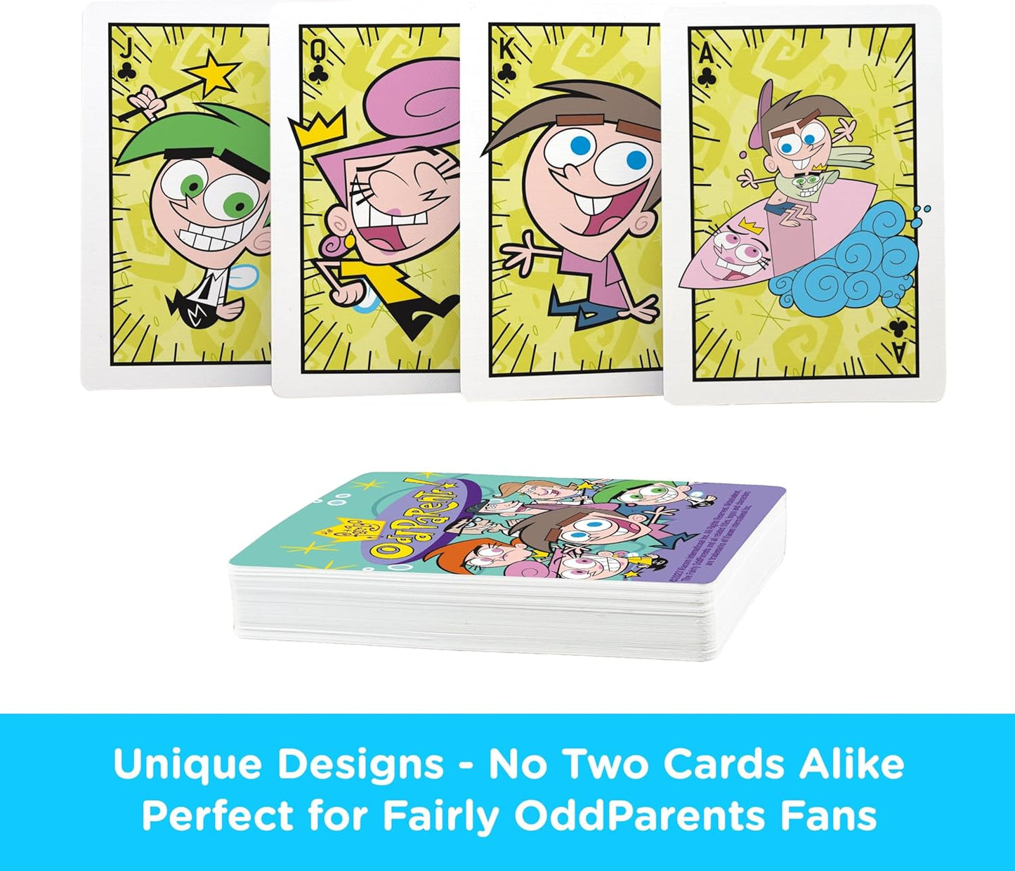 AQUARIUS Nickelodeon Fairly Odd Parents Playing Cards – Fairly Odd Parents Cards