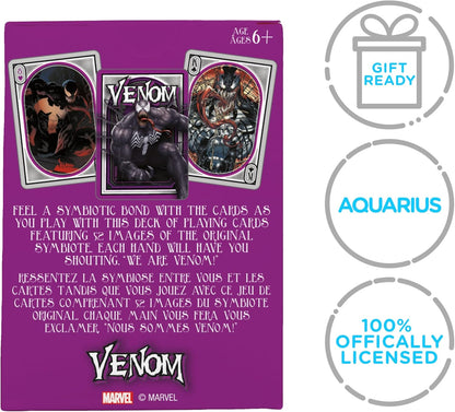 AQUARIUS Marvel Venom Nouveau Playing Cards Deck