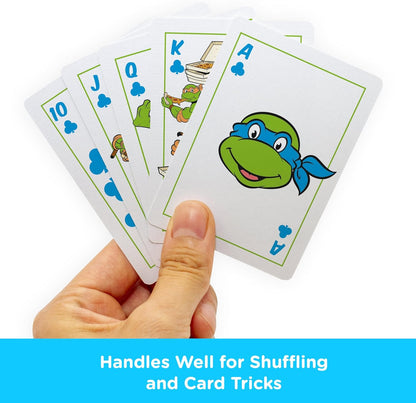 AQUARIUS Teenage Mutant Ninja Turtles Pizza Playing Cards – TMNT