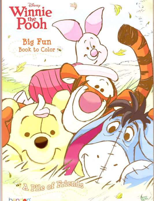 Disney Winnie the Pooh - Big Fun Book to Color - A Pile of Friends