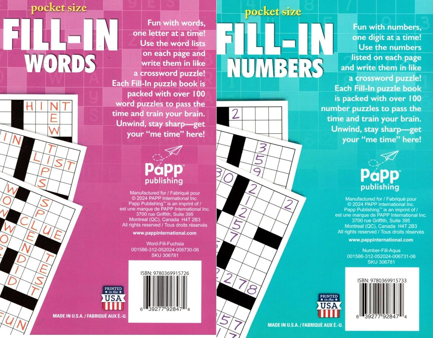 Fill in Numbers - Sharpen Your Memory, Boost Your Brain (Pocket Size) - Vol.6 - 6