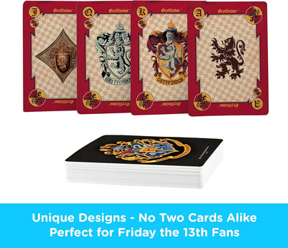 AQUARIUS Harry Potter Crests Playing Cards - Deck of Cards