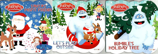 Christmas Edition - Rudolph - Eves` Day off & Santa`s Misfit Friends - Children's Board Book