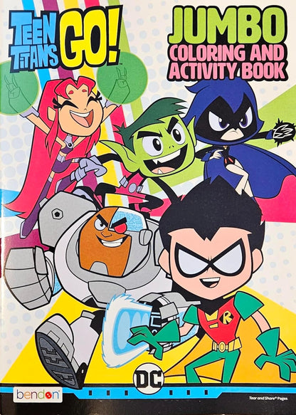 Teen Titans Go Jumbo Coloring and Activity Book