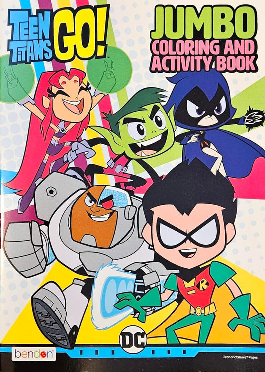 Teen Titans Go Jumbo Coloring and Activity Book