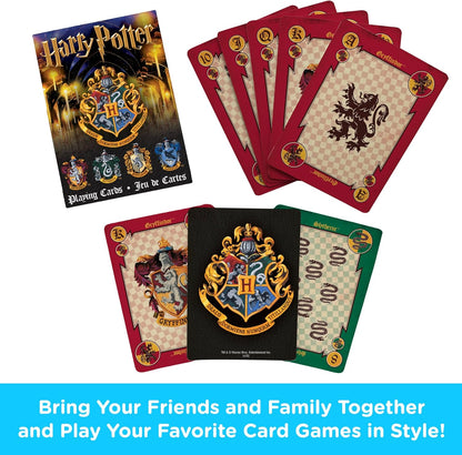 AQUARIUS Harry Potter Crests Playing Cards - Deck of Cards