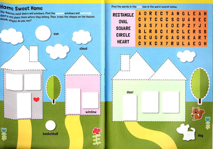 Flowerpot Press My First Sticker Book Collection - Colors and Shapes - Set