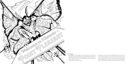 The Cryptid Creatures Coloring Book. Paperback Book