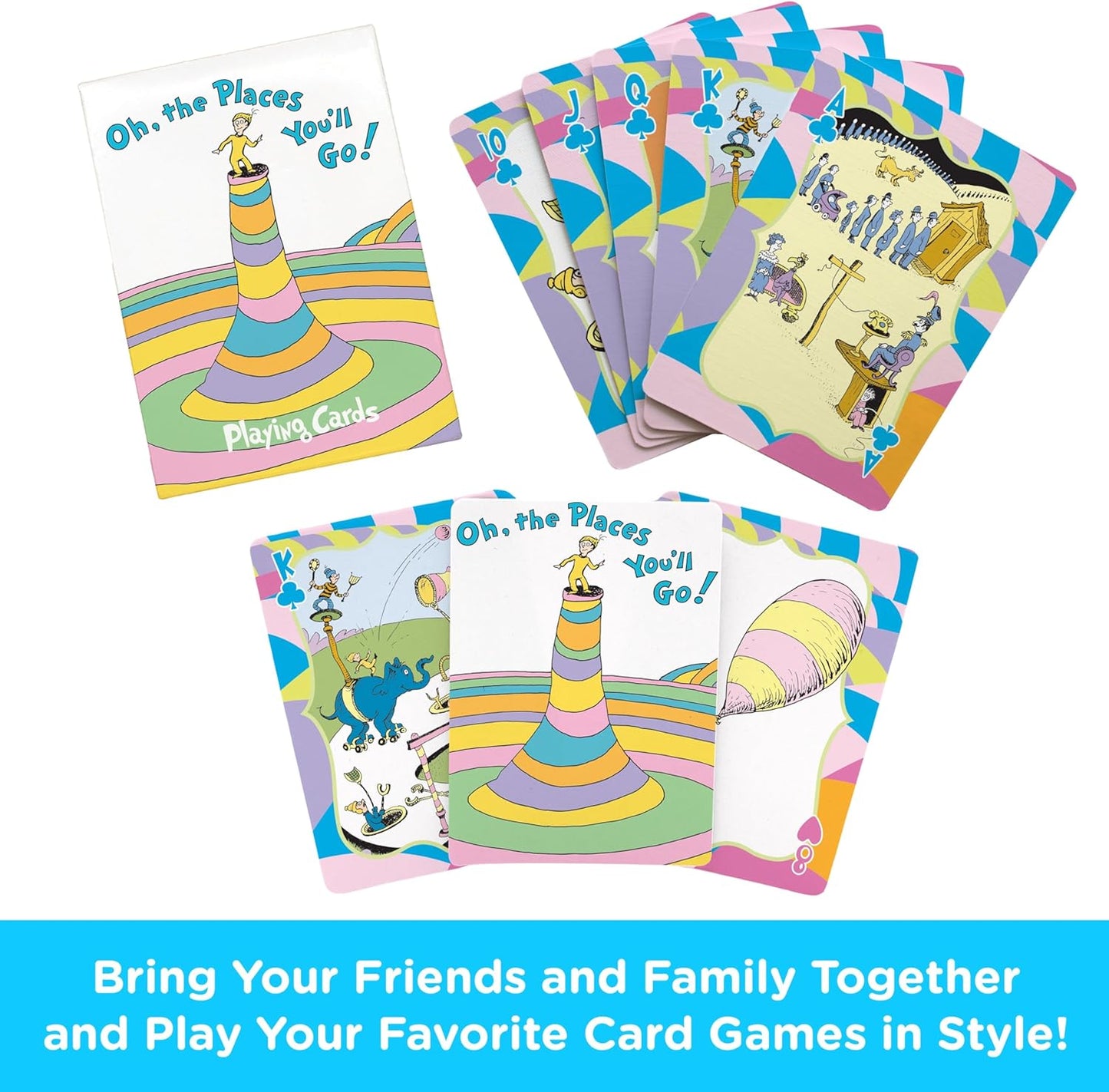 Oh, The Places You'll Go! - Playing Cards