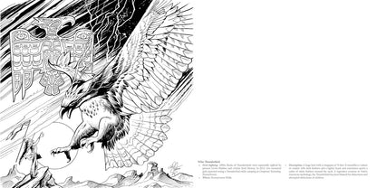 The Cryptid Creatures Coloring Book. Paperback Book