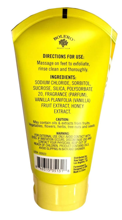 Nourishing Foot Scrub - Vanilla Bean & Honey 4fl oz. 118.2ml