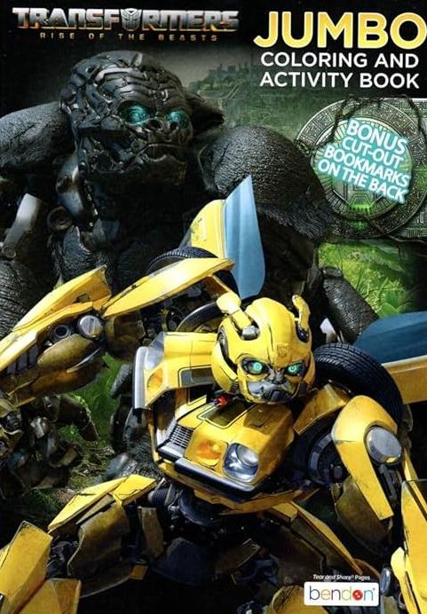 Transformers - Jumbo Coloring & Activity Book v5