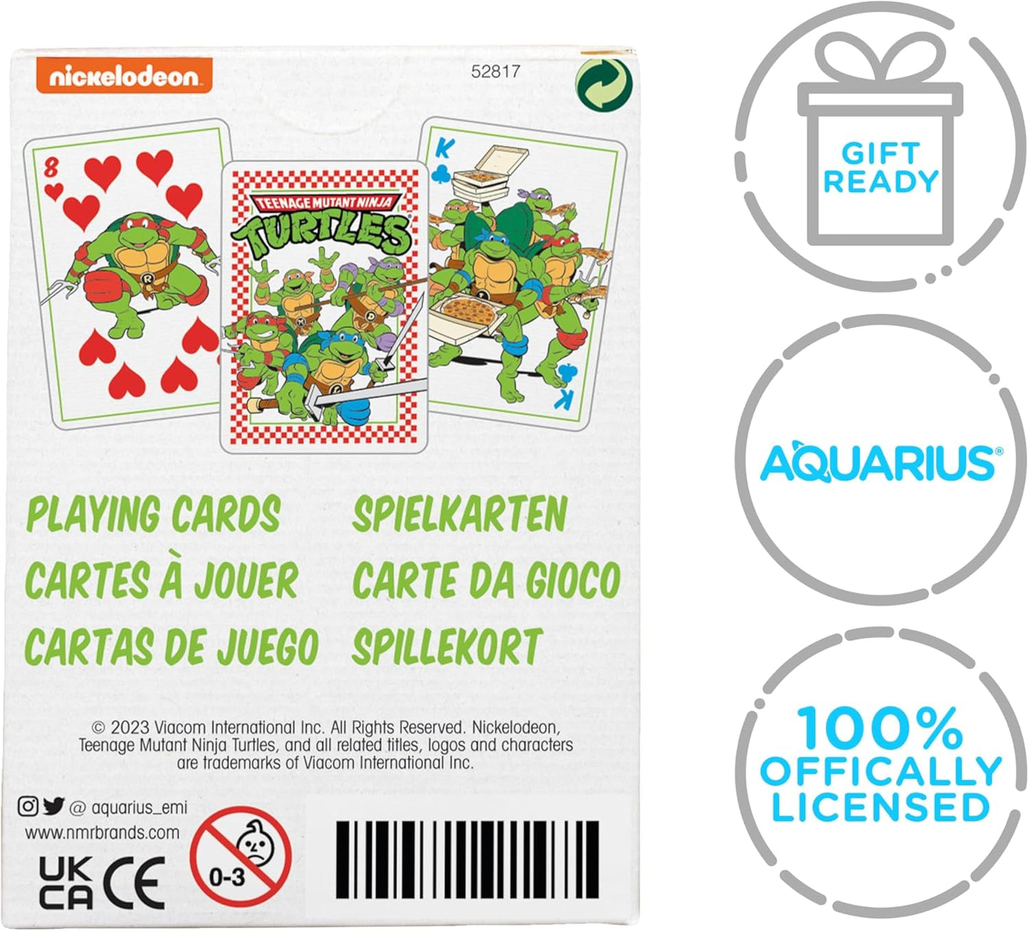 AQUARIUS Playing Cards – TMNT & Superman (Set of 2)