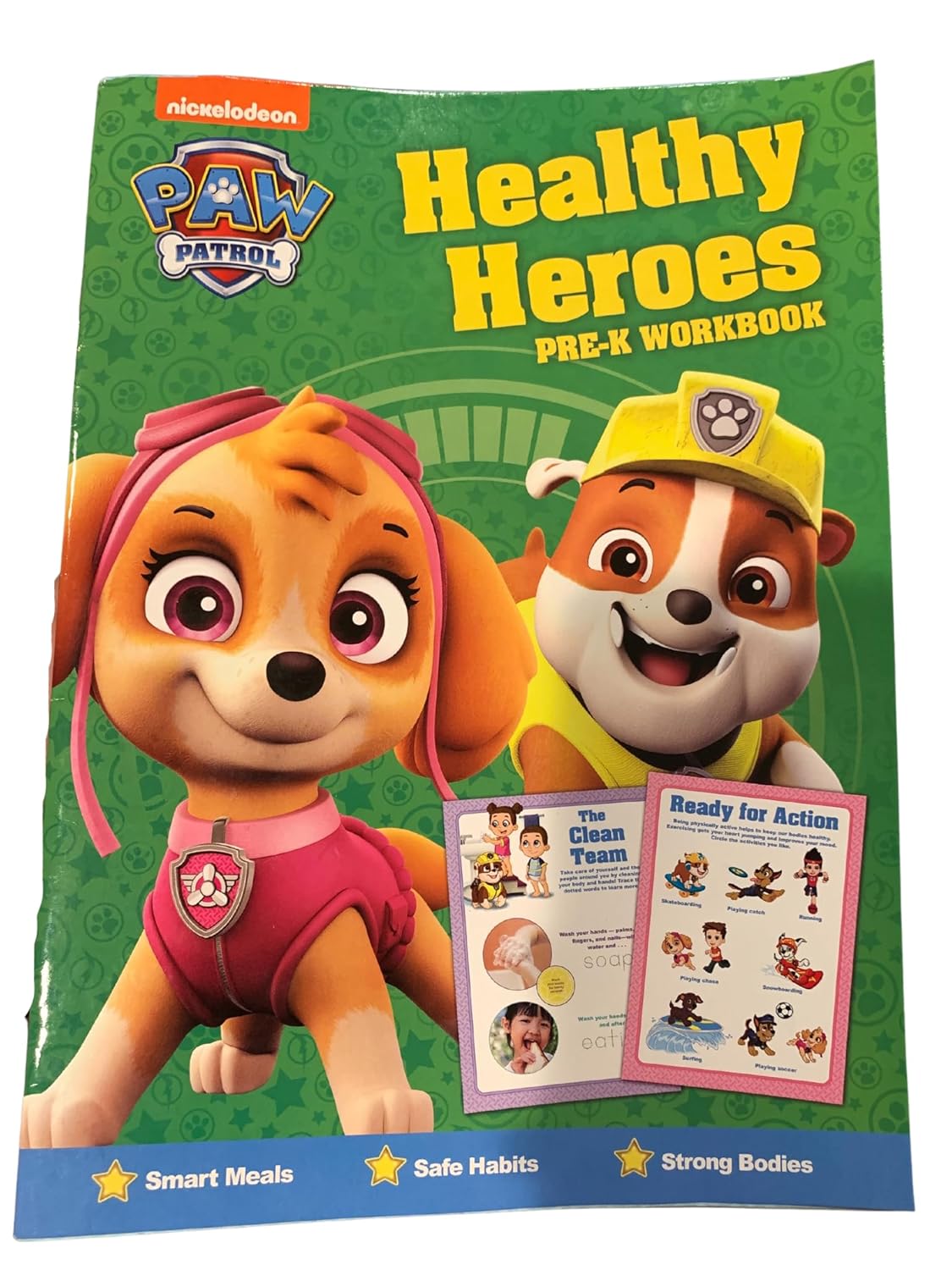 Paw Patrol HEALTHY HEROES WORKBOOK - Children Book