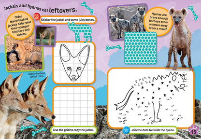 NGK Safari Sticker Activity Book (Special Sales UK Edition)