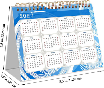 2025-2026 18 Months Standing Flip Desk Calendar Desktop Planner with To-Do List & Notes 02