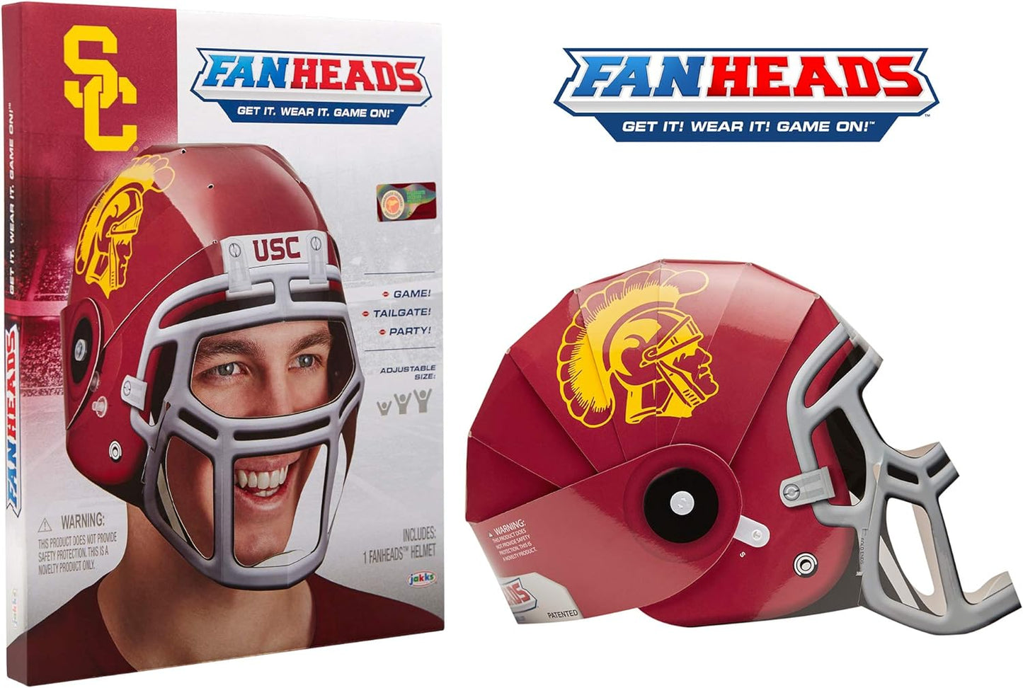 FanHeads Wearable College Football Helmets (All Team Options)