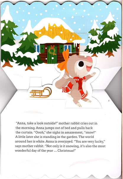 Christmas Holiday - Children Pop-Up Board Books - (Set of 3 Books)