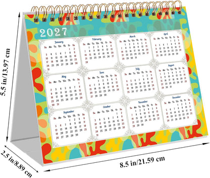 2025-2026 18 Months Standing Flip Desk Calendar Desktop Planner with To-Do List & Notes 03