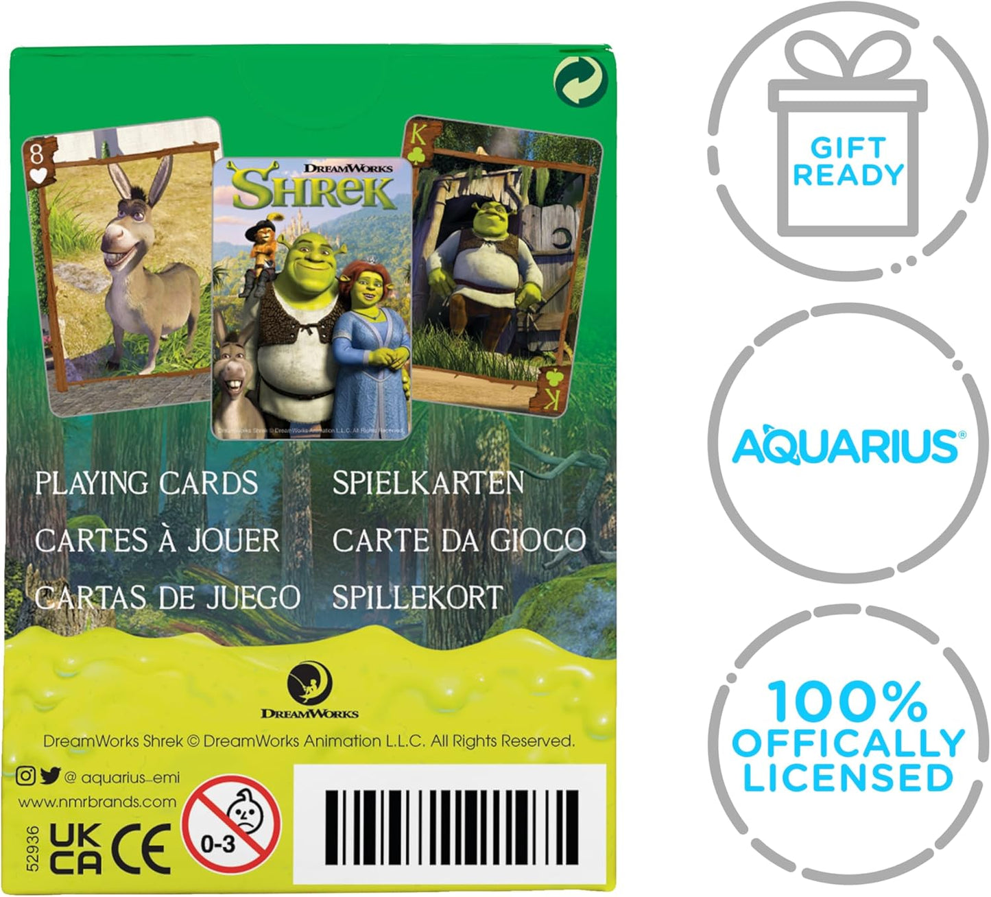 Aquarius Shrek - Playing Cards