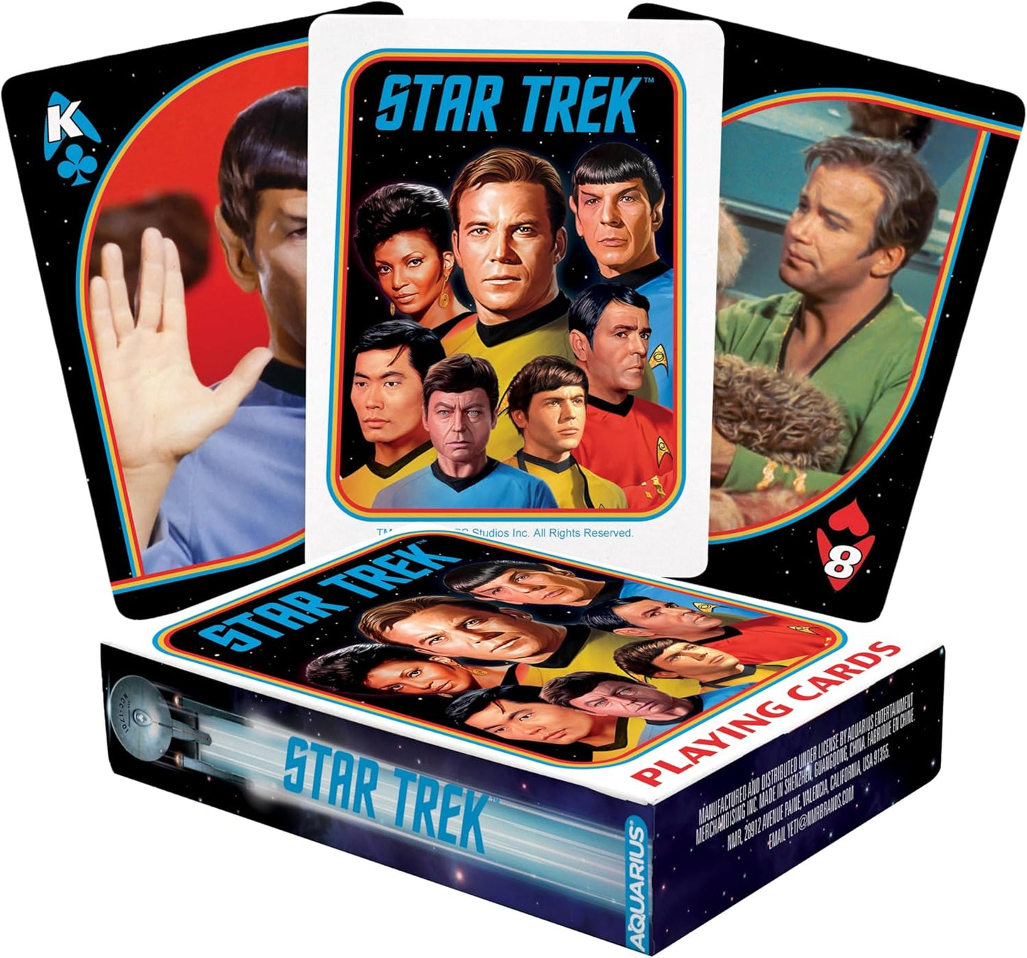 Aquarius Star Trek Original Series - Playing Cards