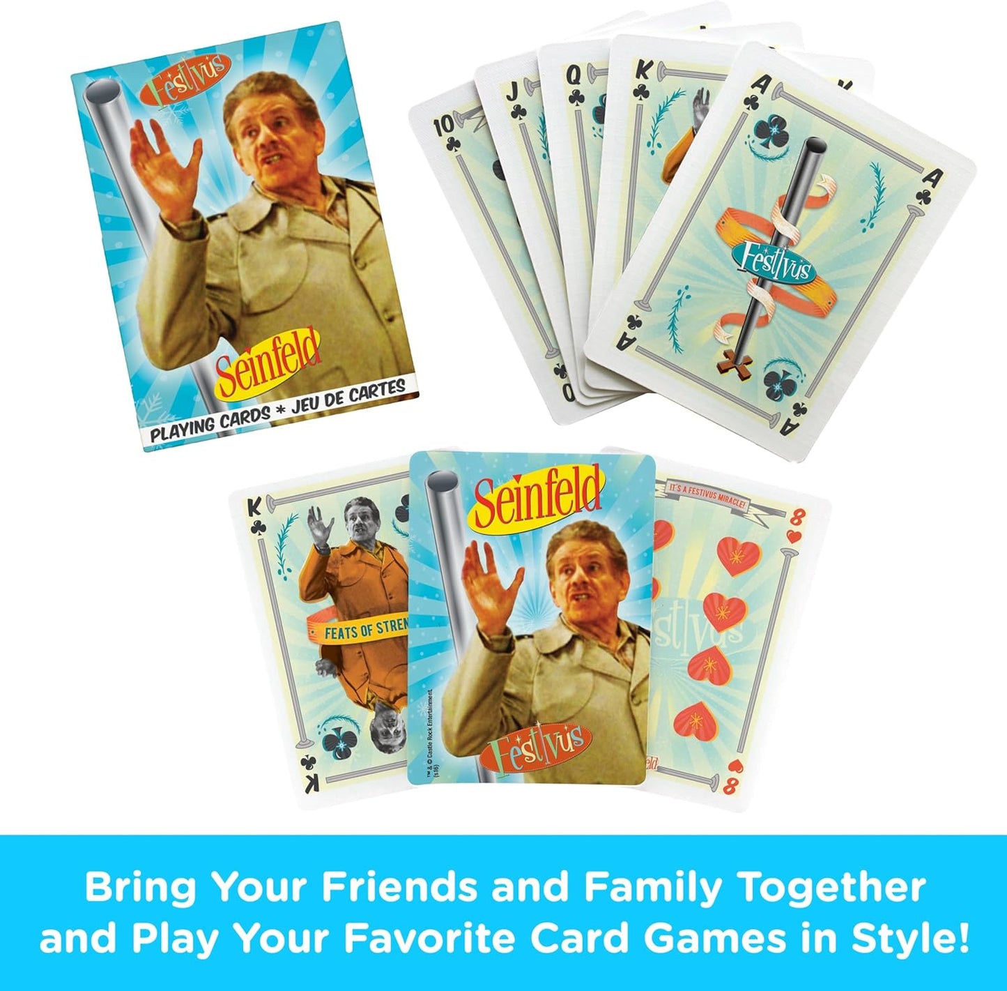 Aquarius Seinfeld Festivus - Playing Cards