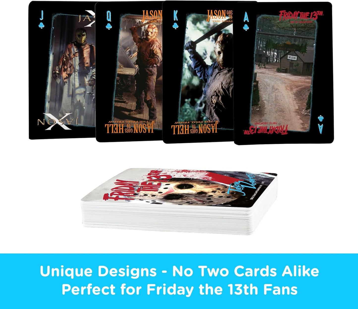 AQUARIUS Friday the 13th Playing Cards - Friday the 13th