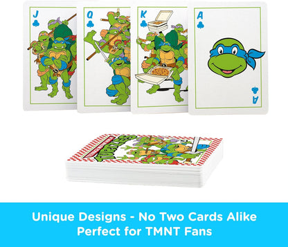 AQUARIUS Teenage Mutant Ninja Turtles Pizza Playing Cards – TMNT