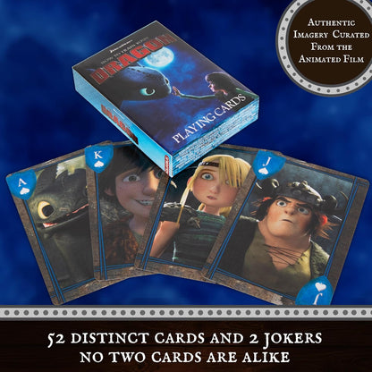 Aquarius How to Train Your Dragon Themed Playing Card Deck