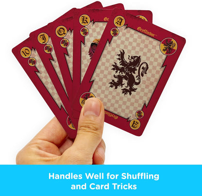 AQUARIUS Harry Potter Crests Playing Cards - Deck of Cards