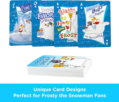 AQUARIUS Frosty the Snowman Playing Cards - Frosty Themed Deck of Cards