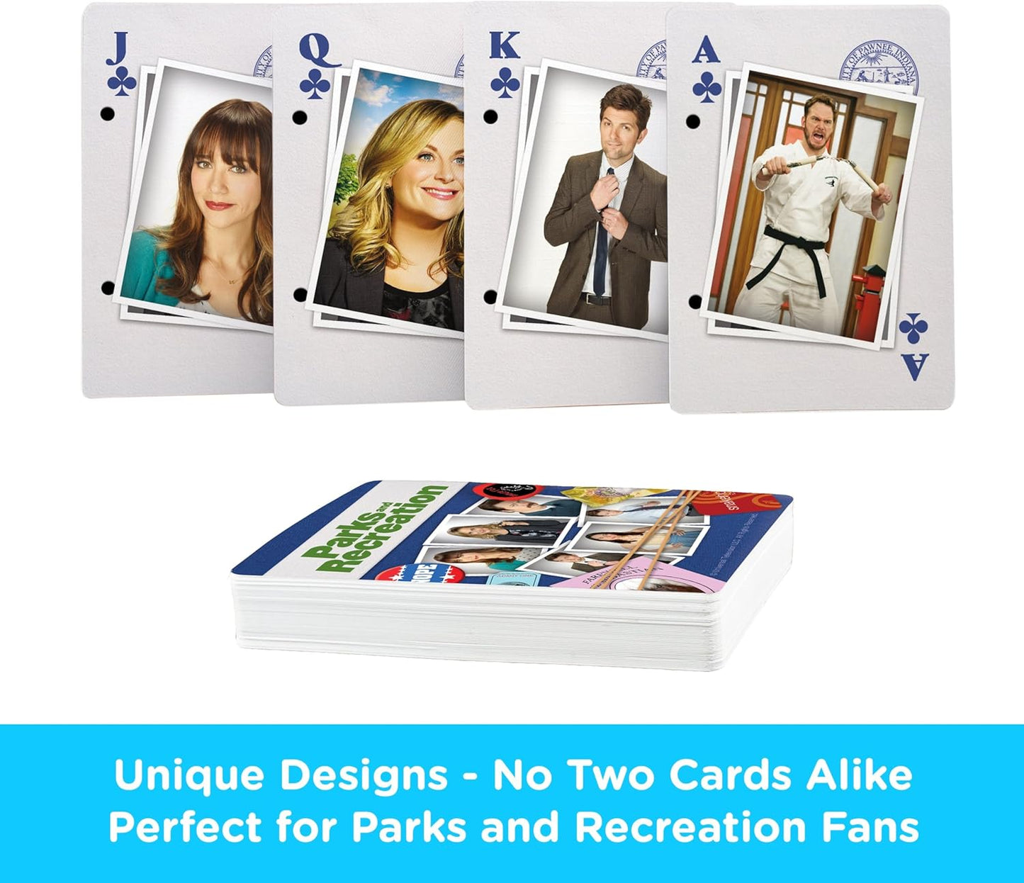AQUARIUS Parks & Recreation Playing Cards – Parks & Recreation Themed Cards