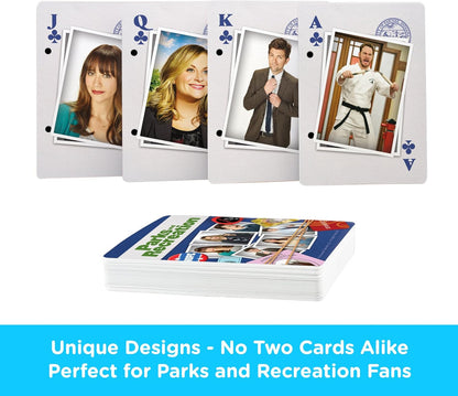 AQUARIUS Parks & Recreation Playing Cards – Parks & Recreation Themed Cards