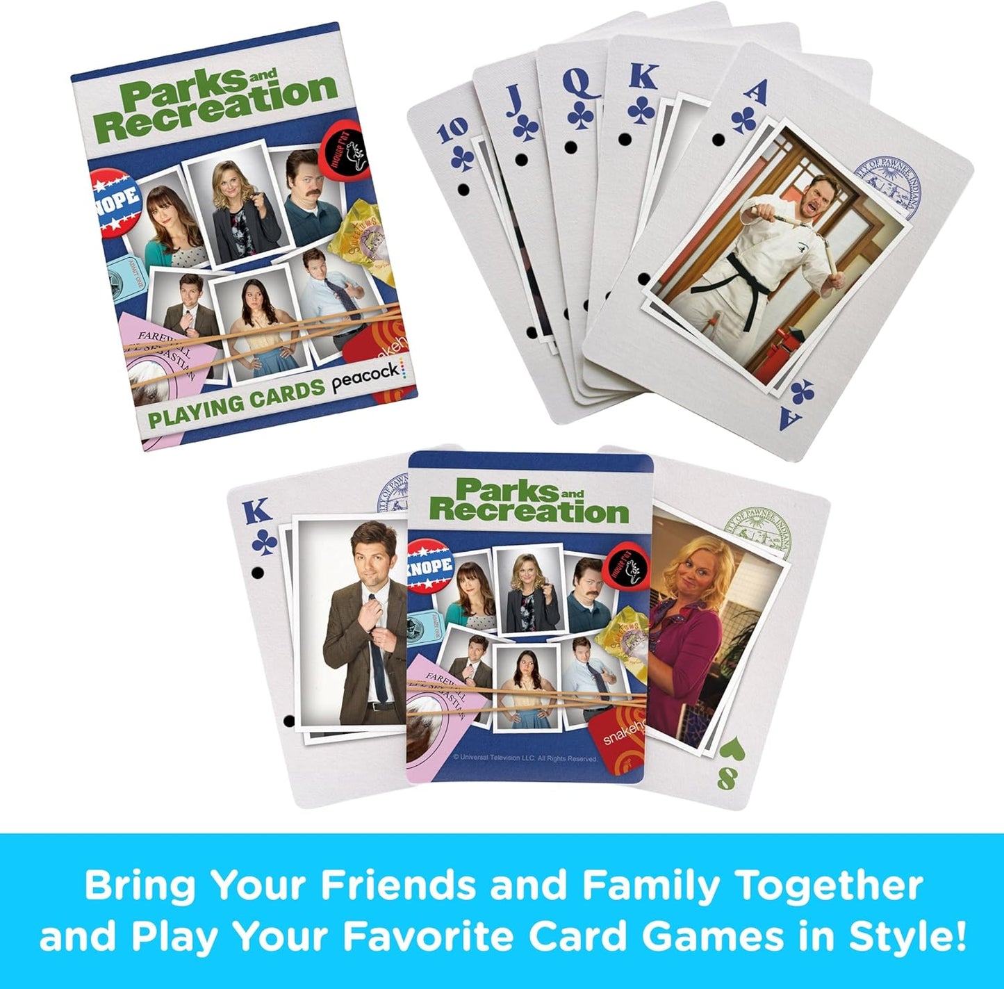 AQUARIUS Parks & Recreation Playing Cards – Parks & Recreation Themed Cards