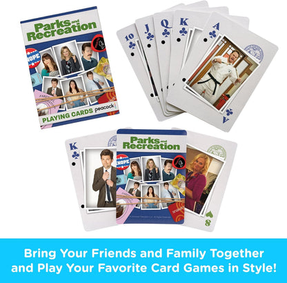 AQUARIUS Parks & Recreation Playing Cards – Parks & Recreation Themed Cards
