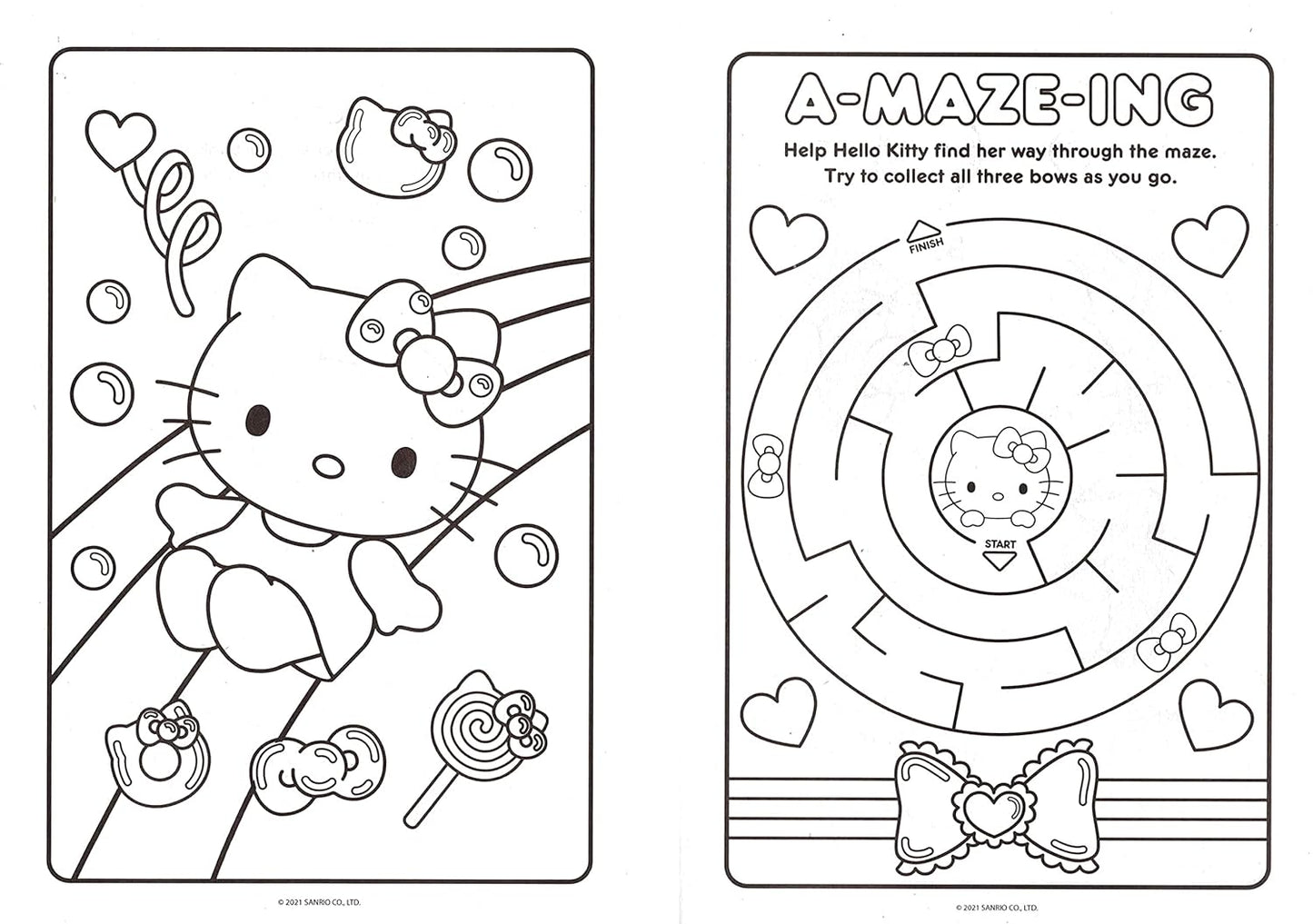 Hello Kitty - Jumbo Coloring & Activity Book + Award Stickers and Charts