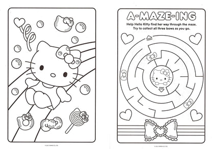 Hello Kitty - Jumbo Coloring & Activity Book + Award Stickers and Charts