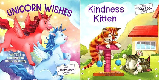 The Storybook Series - Unicorn Wishes, Kindness Kitten - Children's Book (Set of 2 Books)