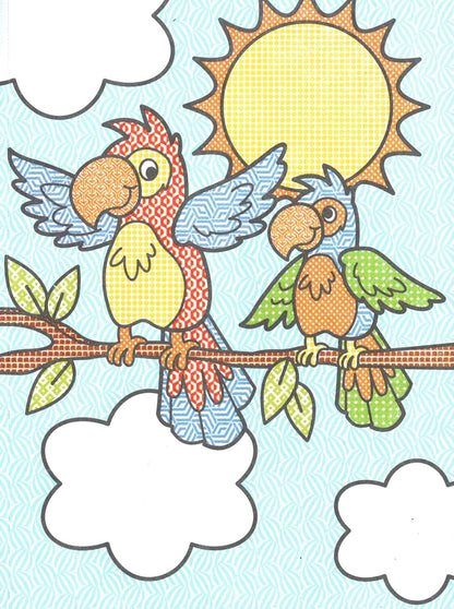 Paint with Water - Sea Life, Kittens, Jungle, Forest, Safari, Puppies Books (Set of 6 Books)