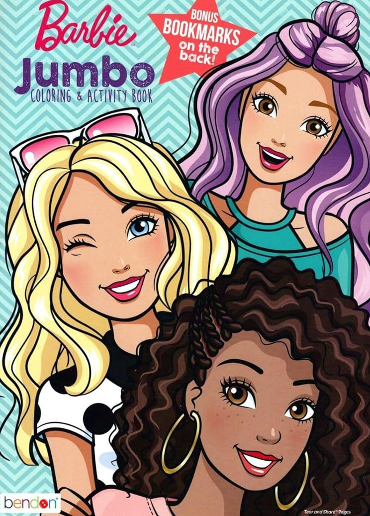Barbie - Jumbo Coloring & Activity Book v3
