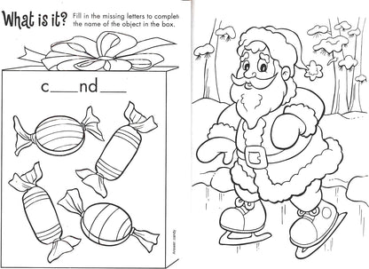 Sweet Holiday and Christmas Cookies - Christmas Giant Coloring & Activity Book (Set of 2 Books)