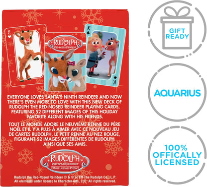 Aquarius Rudolph Playing Cards - Rudolph The Red Nosed Reindeer