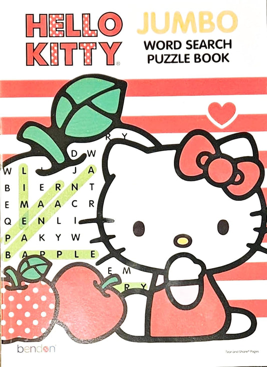 Hello Kitty Jumbo Word Search Puzzle Book 80pgs