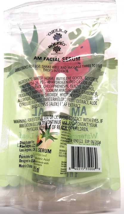 Bolero Am Facial Serum - Watermelon & Aloe Leaf 1fl oz, 29.5ml
