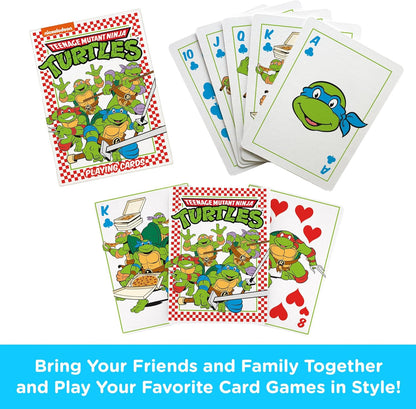 AQUARIUS Teenage Mutant Ninja Turtles Pizza Playing Cards – TMNT