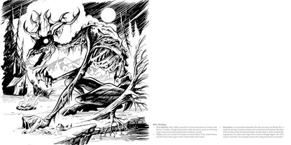 The Cryptid Creatures Coloring Book. Paperback Book
